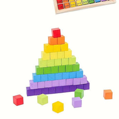 99 Multiplication Table Math Teaching Aids Wooden Training Props