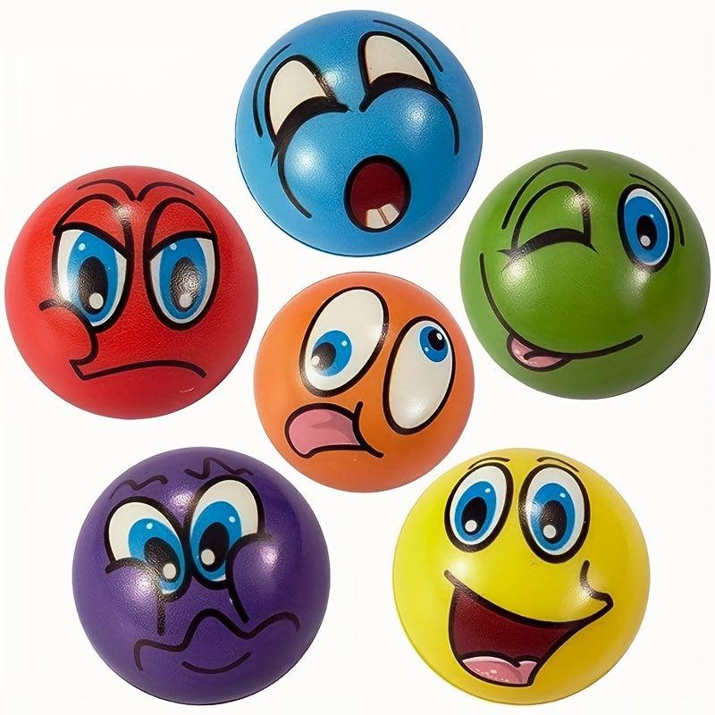 24pcs Stress Balls Assorted Colors Soft PU Ball Kids Party Toys