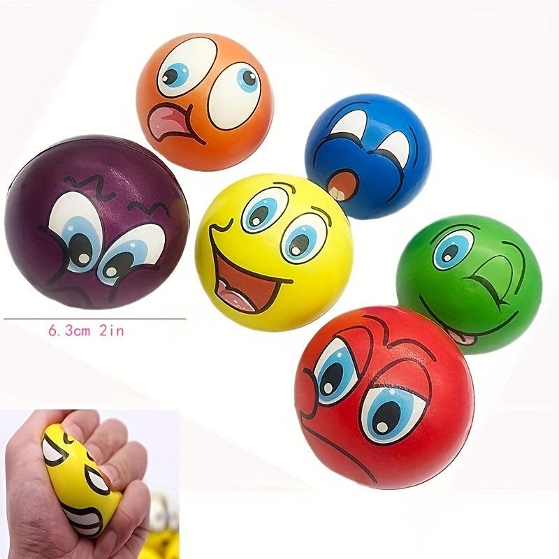 24pcs Stress Balls Assorted Colors Soft PU Ball Kids Party Toys