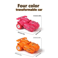 Dino Car Deformation Toys Inertial Sliding Automatic Transform Toy