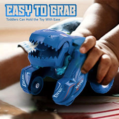 Dino Car Deformation Toys Inertial Sliding Automatic Transform Toy