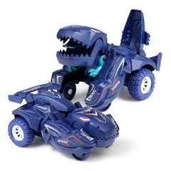 Dino Car Deformation Toys Inertial Sliding Automatic Transform Toy