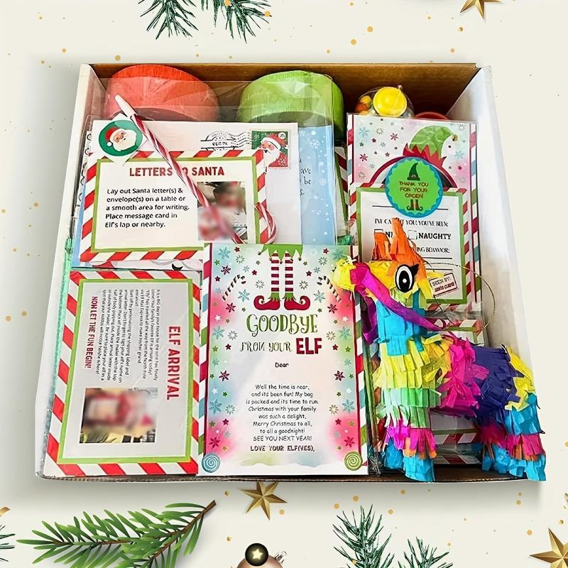 Elf Kit 24 Days Of Christmas Fun Activities Props On Shelf Kit