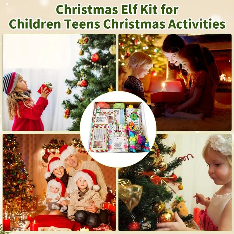 Elf Kit 24 Days Of Christmas Fun Activities Props On Shelf Kit