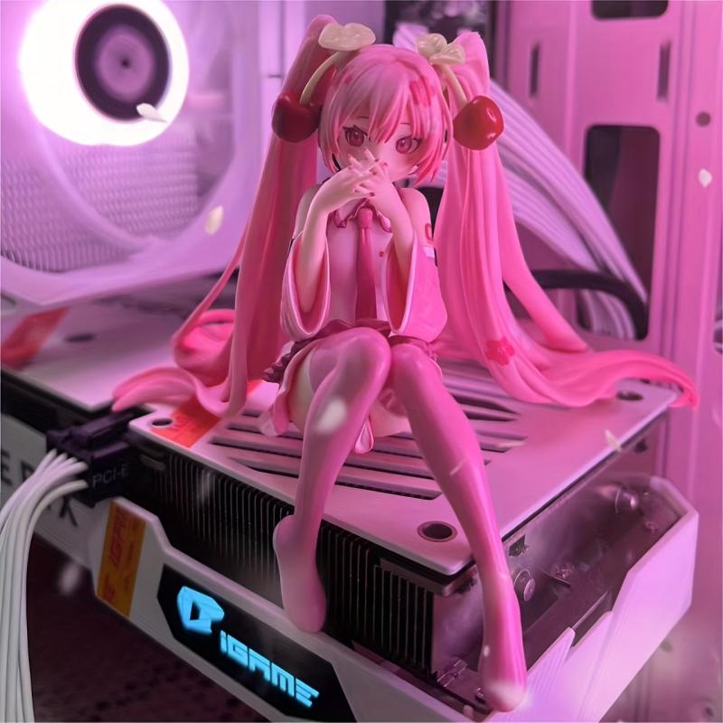 Anime Figure Ornaments Host Computer Chassis Decoration Toys Gift Collection