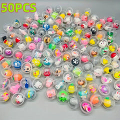 50Pcs Cartoon Mini Blind Box Egg Toy Kindergarten Sharing Gift Claw Machine Egg