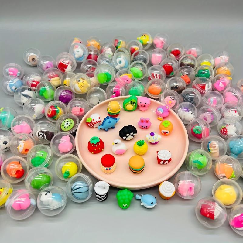 50Pcs Cartoon Mini Blind Box Egg Toy Kindergarten Sharing Gift Claw Machine Egg