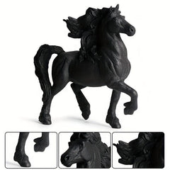 American Clydesdale Horse Action Figures PVC Figurines for Kids