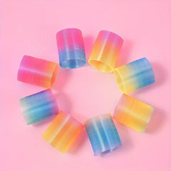 2pcs Birthday Party Favors Rainbow Expression Toys Random