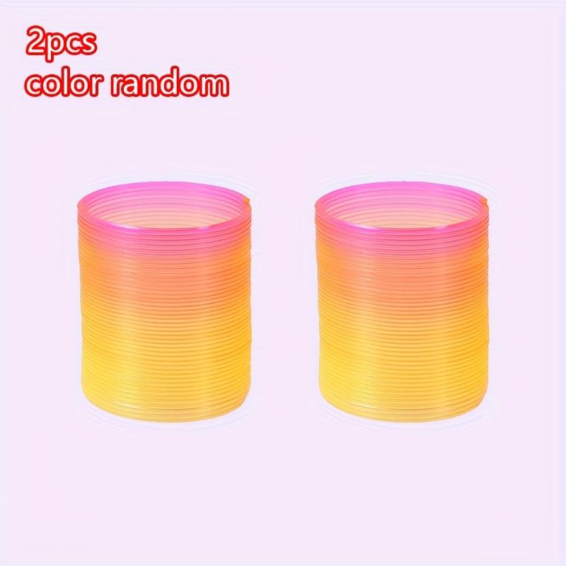 2pcs Birthday Party Favors Rainbow Expression Toys Random