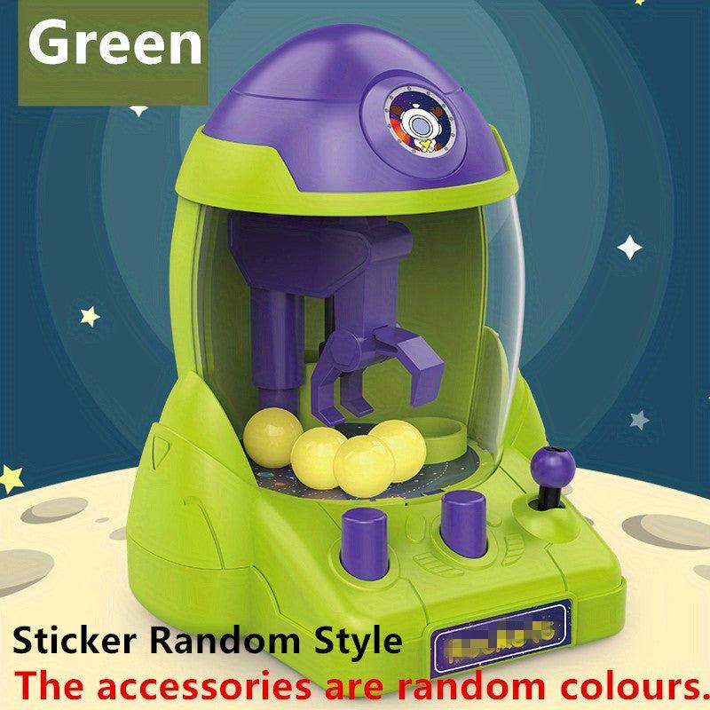 Kids Mini Space Rocket Ball Grabber Bean Clip Game Family Puzzle Toy
