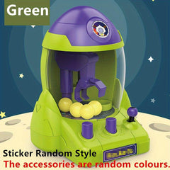 Kids Mini Space Rocket Ball Grabber Bean Clip Game Family Puzzle Toy
