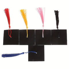 Graduation Cap Mini Hat Costume With Tassel Dollhouse Decoration
