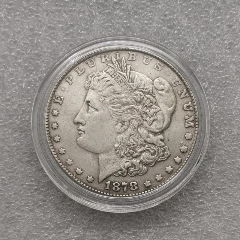 1878 Copy Coin For Collection With Coin Capsules