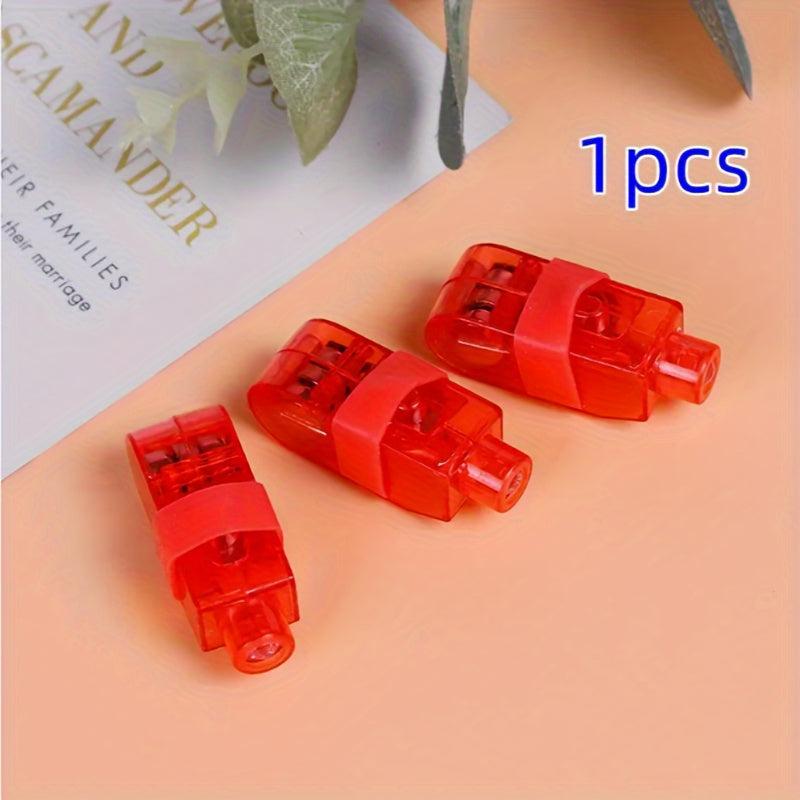 LED Finger Light Luminous Ring Night Music Party Cheers Flashing Toys