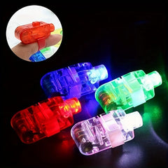 LED Finger Light Luminous Ring Night Music Party Cheers Flashing Toys