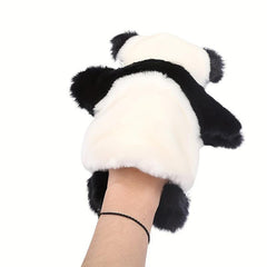 Baby Kids Panda Glove Hand Puppet Plush Doll Educational Toy
