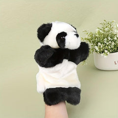 Baby Kids Panda Glove Hand Puppet Plush Doll Educational Toy