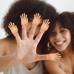 10pcs Finger Puppets Mini Plastic Hands For Dolls