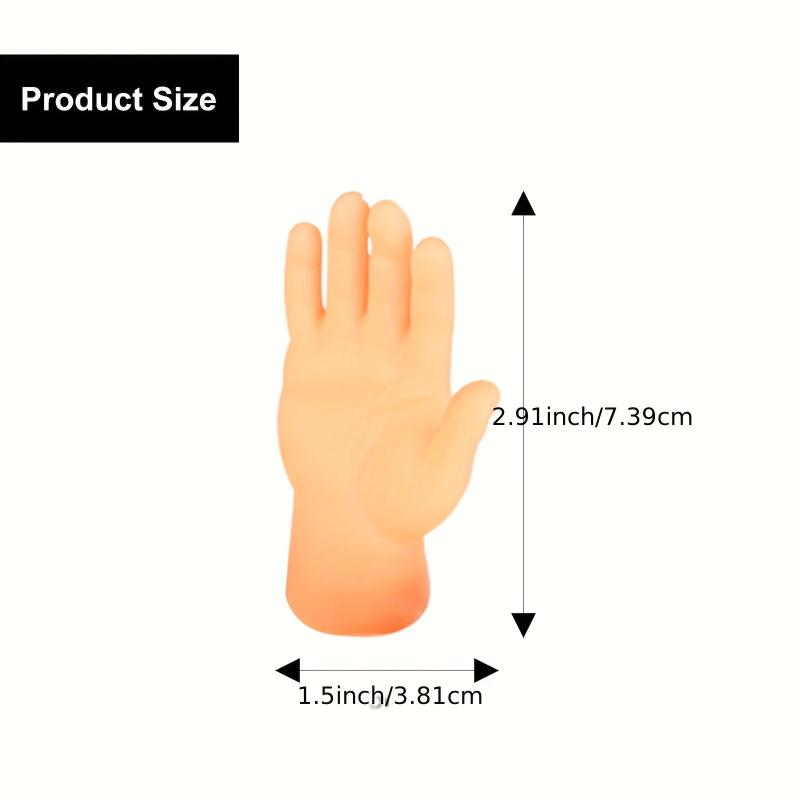 10pcs Finger Puppets Mini Plastic Hands For Dolls