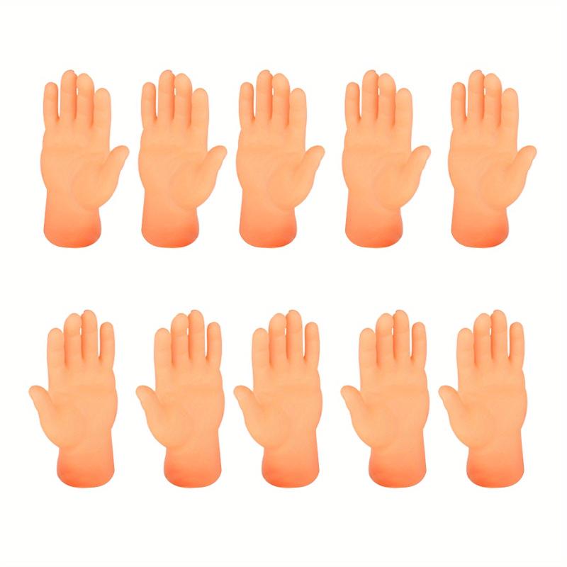 10pcs Finger Puppets Mini Plastic Hands For Dolls
