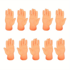 10pcs Finger Puppets Mini Plastic Hands For Dolls