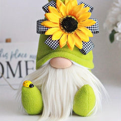 Sunflower Elf Doll Window Decoration and Accessory