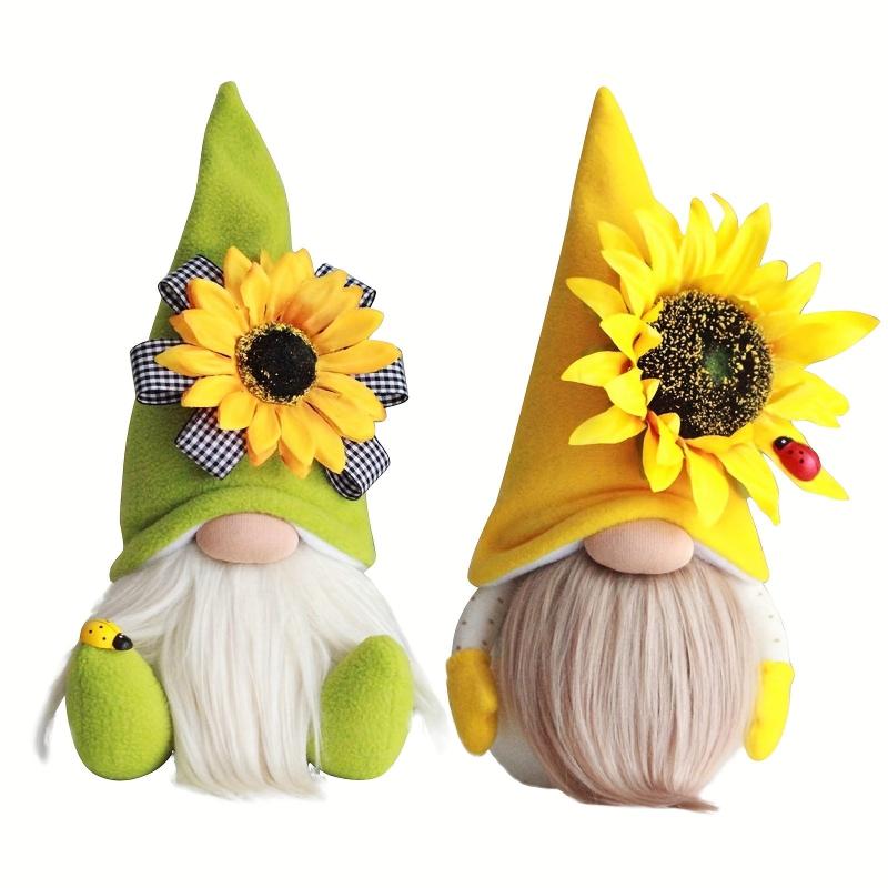 Sunflower Elf Doll Window Decoration and Accessory