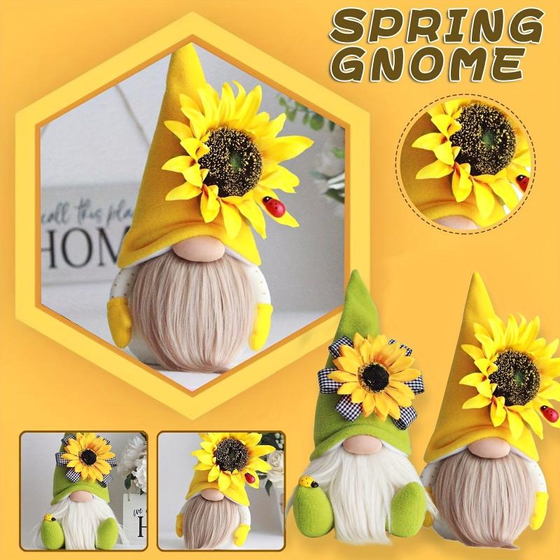 Sunflower Elf Doll Window Decoration and Accessory