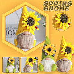 Sunflower Elf Doll Window Decoration and Accessory