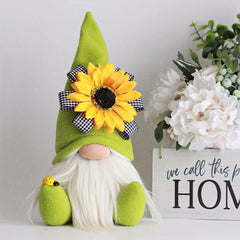 Sunflower Elf Doll Window Decoration and Accessory