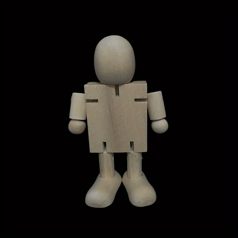 Wooden Man Joint Puppet Educational Toy