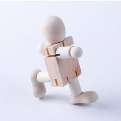 Wooden Man Joint Puppet Educational Toy