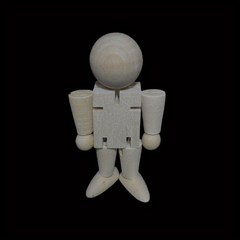 Wooden Man Joint Puppet Educational Toy