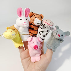 Zodiac Animal Finger Doll Plush Toy Hand Doll Baby Glove Finger Doll