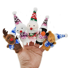 Zodiac Animal Finger Doll Plush Toy Hand Doll Baby Glove Finger Doll