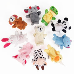Zodiac Animal Finger Doll Plush Toy Hand Doll Baby Glove Finger Doll