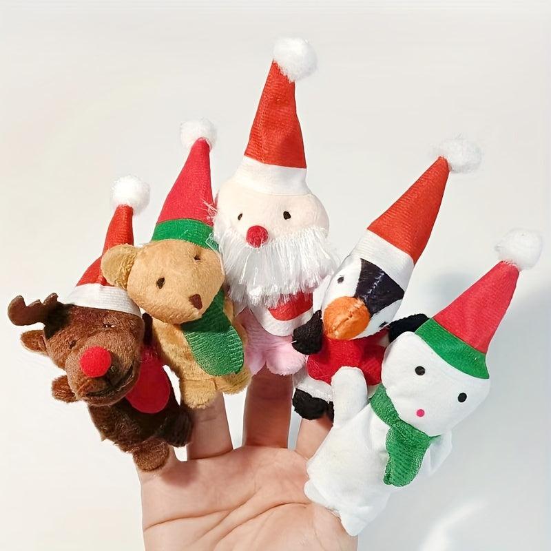 Zodiac Animal Finger Doll Plush Toy Hand Doll Baby Glove Finger Doll