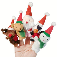 Zodiac Animal Finger Doll Plush Toy Hand Doll Baby Glove Finger Doll