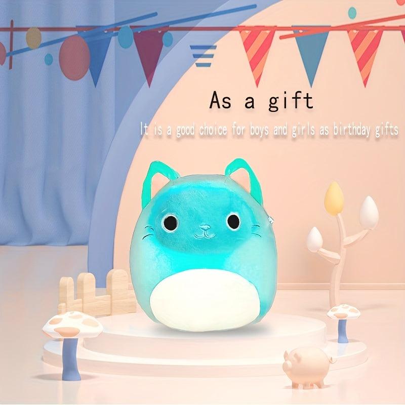 Siamese Cat Stuffed Plush Pillow Toy Home Decor Birthday Gift 8in