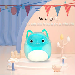 Siamese Cat Stuffed Plush Pillow Toy Home Decor Birthday Gift 8in