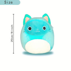 Siamese Cat Stuffed Plush Pillow Toy Home Decor Birthday Gift 8in