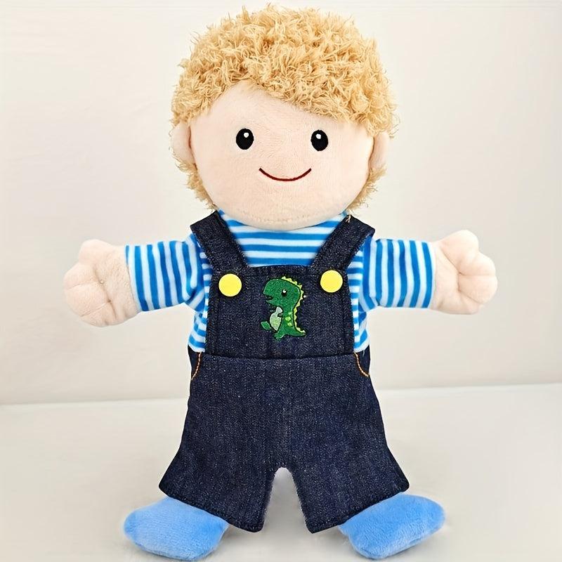 Cartoon Family Hand Puppet Toy Interactive Plush Doll Male