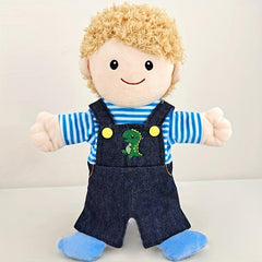 Cartoon Family Hand Puppet Toy Interactive Plush Doll Male