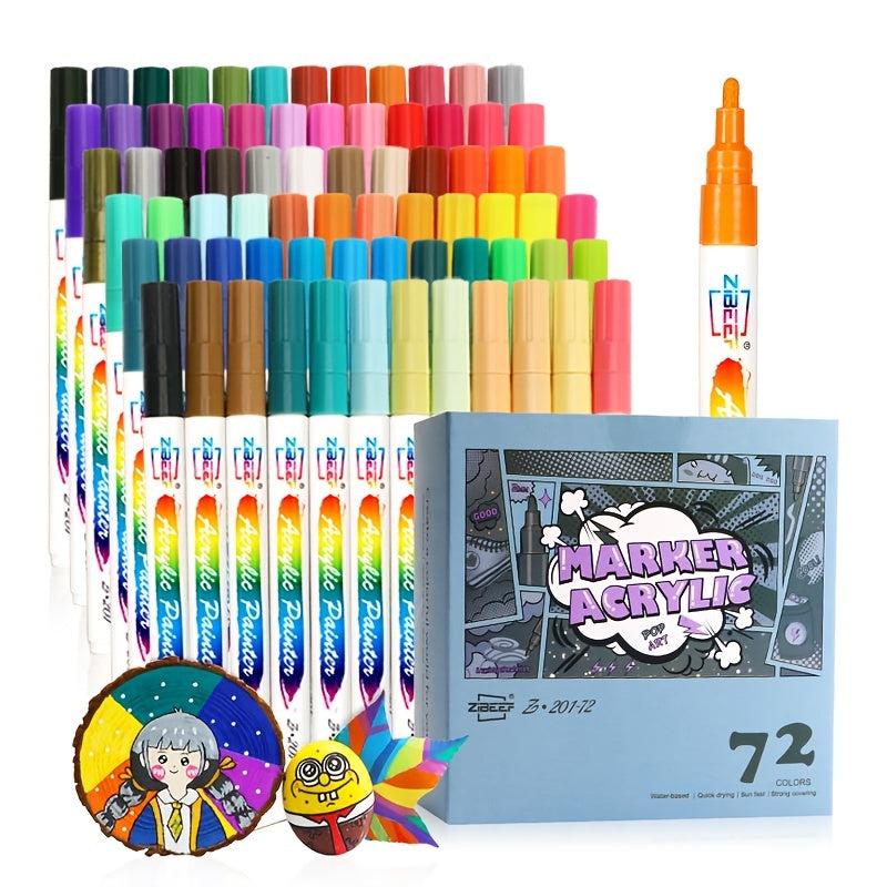 Acrylic Markers for Kids - Ideal for Drawing and Art Projects