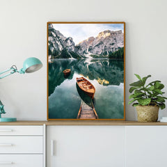 DIY Adult Painting: Small Boat On The Lake, 40x50cm