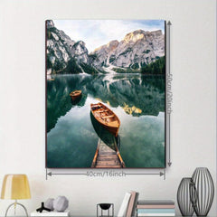 DIY Adult Painting: Small Boat On The Lake, 40x50cm