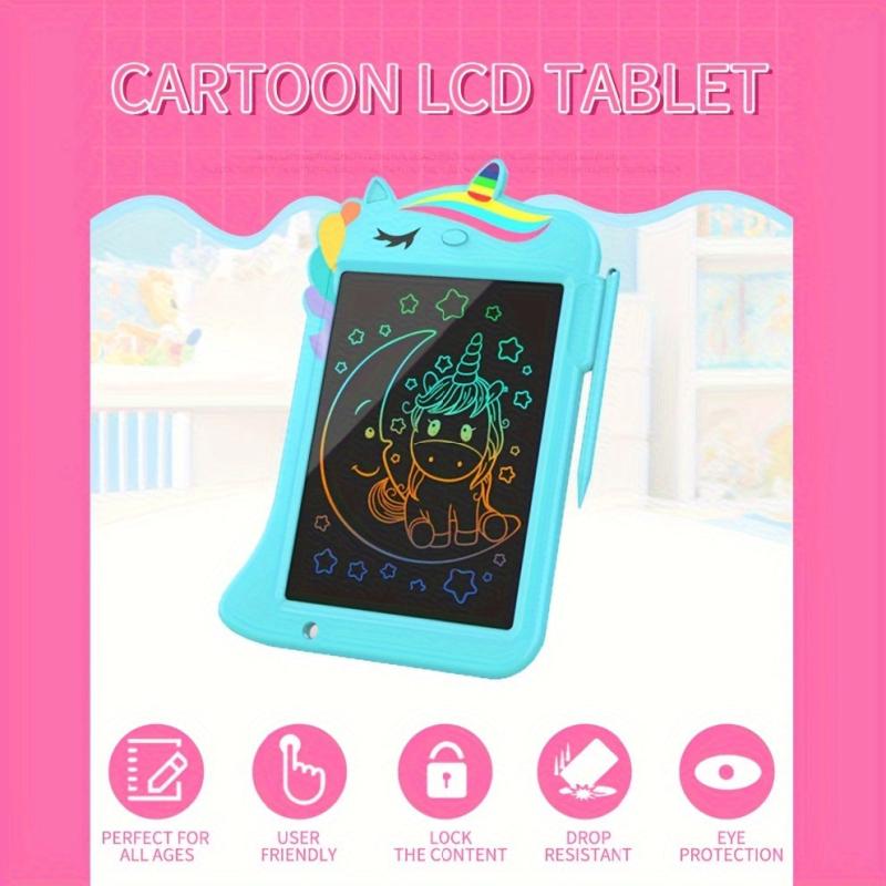 LCD Writing Tablet Doodle Draw Colorful Screens Home School Office H