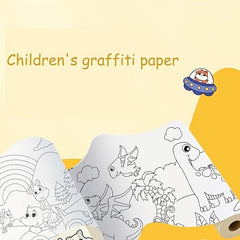 9pcs Colorful Paper Painting Tablecloth 30 0 89 99 Cm DIY Doodle Scroll Sticker