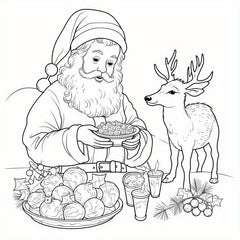 22pcs Christmas Theme Coloring Book - Halloween Thanksgiving Year